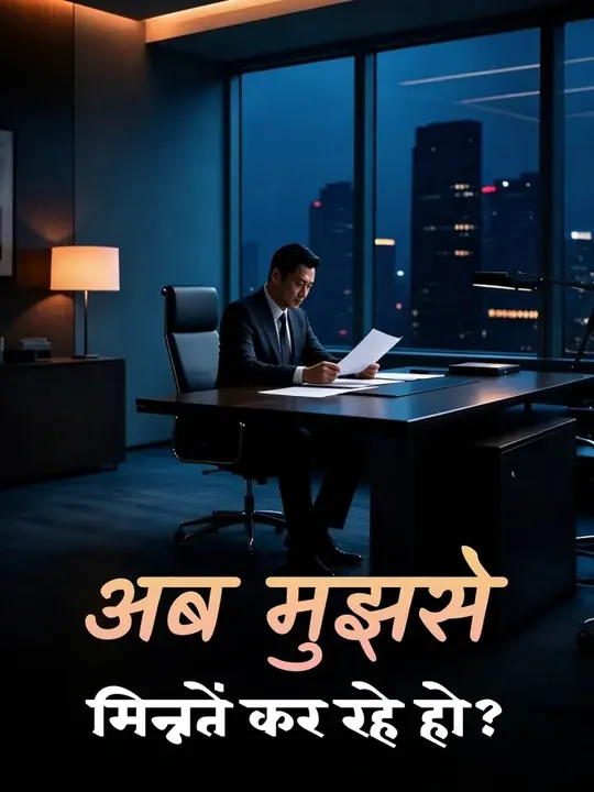 अब मुझसे मिन्नतें कर रहे हो?